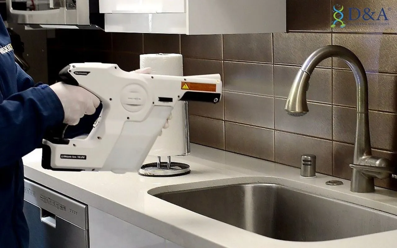 Electrostatic Cleaning kitchen
